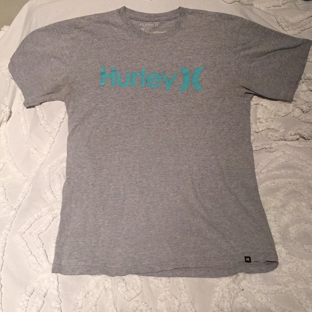 Gray / Aqua Hurley Tee